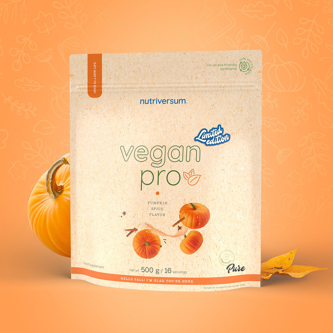 Vegan Pro fehérjepor 500 g pumpkin spice