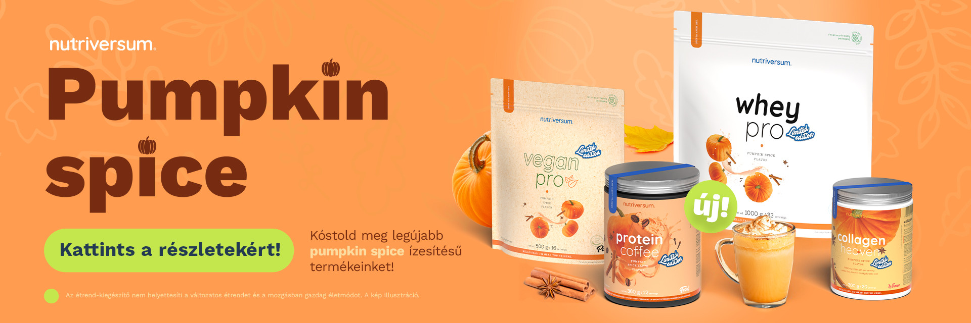 Pumpkin spice banner