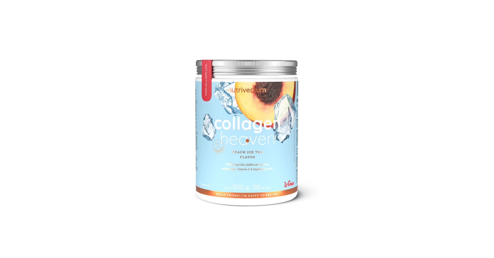 Collagen Heaven kollagén por - 300 g barackos jeges tea - Nutriversum