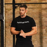 Nutriversum Fekete Férfi Póló L