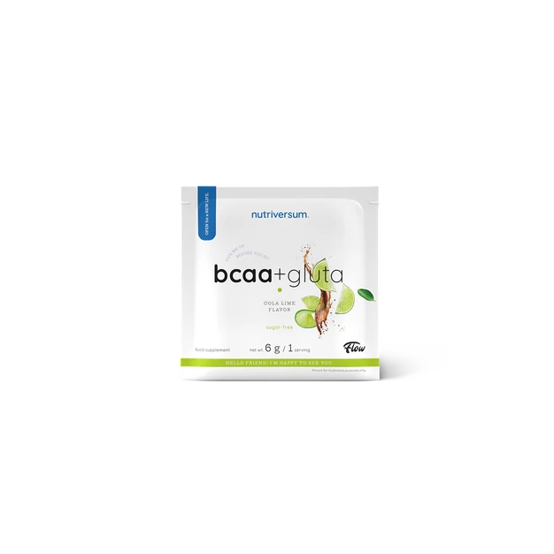 BCAA + Glutamin Sugar Free 6 g kóla-lime