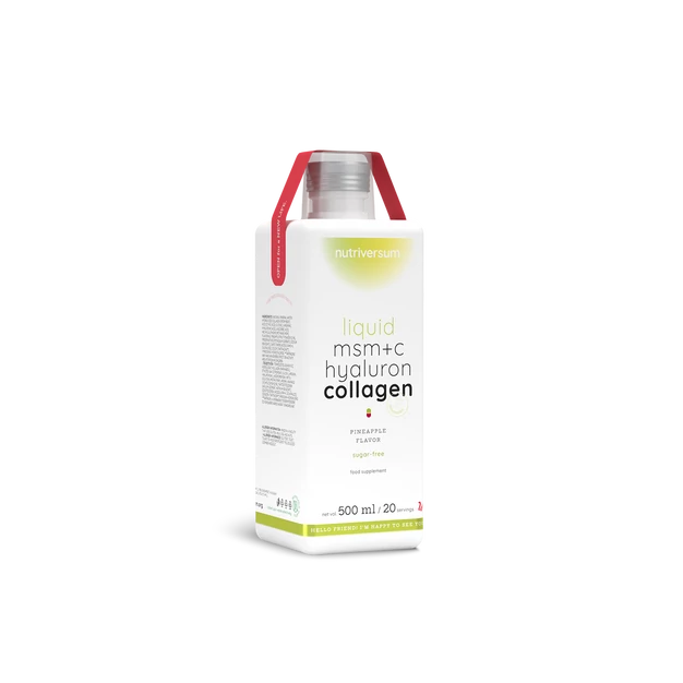 Liquid MSM+C Hyaluron Collagen 500 ml ananász