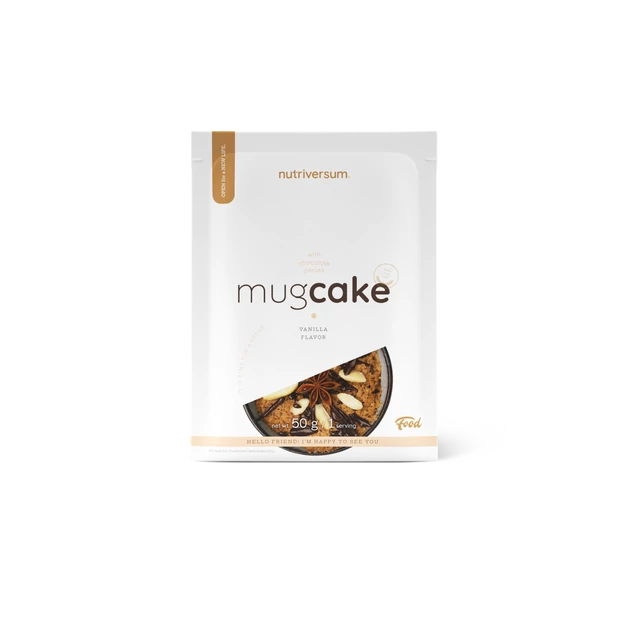 Mug Cake fehérjés bögrés süti 50 g vanília-csokoládé