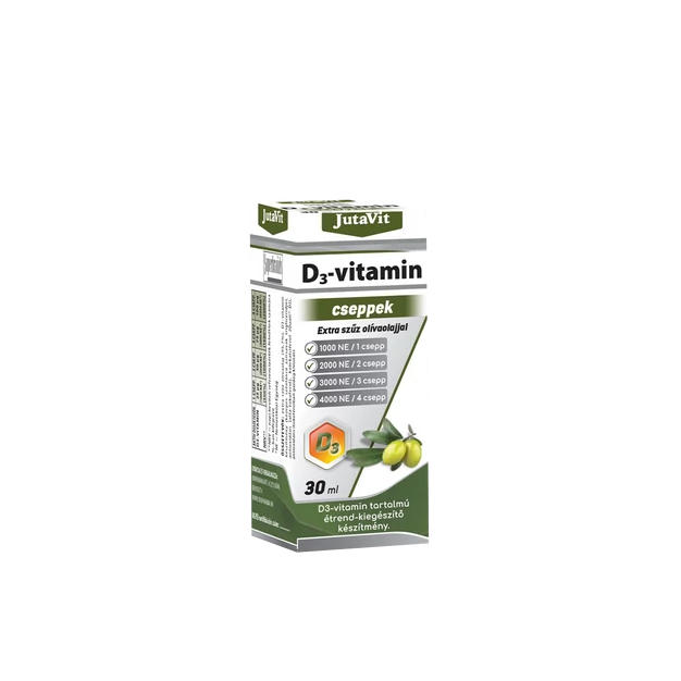 JutaVit D3-vitamin cseppek extra szűz olívaolajjal